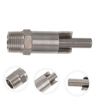 Happyyami Pig Nipple Waterer Stainless Steel Piglets Feeder Nozzle Ergonomic Pig Drinking Nozzles for Farm Livestock