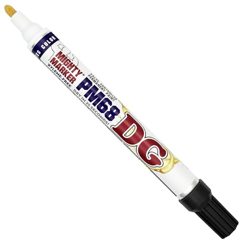 PM-68 DG Paint Markers, Heavy Duty Industrial Paint Markers, Ketone-Based, Xylene Free, Quick Dry, Degrease Resistant, Made in USA, Black 8-Pack - color: Black