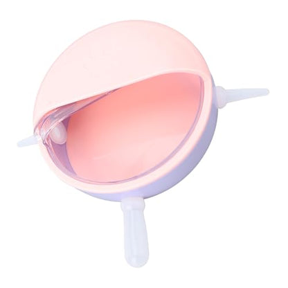 Puppy Milk Feeder,Puppy Feeder Milk Bowl Multi Nipples Plastic Easy to Clean Anti Flatulence for Kitten Pet (Pink) - color: Pink