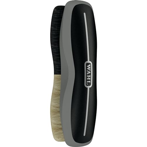 WAHL Professional Animal Equine Grooming Combo Body Horse Brush - Black - color: Black/Beige