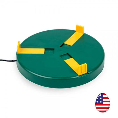 Hatching Time Water Heater and Deicer for Chicken, Duck & Turkey Drinkers - 10" Diameter - Electric Poultry Water Heater for Winter - Portable Design, Prevents Water Freeze for Outdoor Use