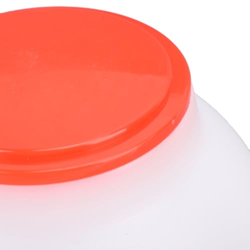 Piglet Feeder, 2.5L Capacity 6 Nipples Round Body Design Thickened PP Material Multifunctional Goat Milk Feeder, Poultry with Cover for Piglets, Lambs, Calf, Kittens