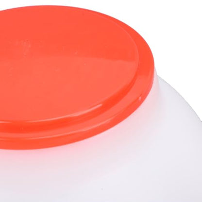Piglet Feeder, 2.5L Capacity 6 Nipples Round Body Design Thickened PP Material Multifunctional Goat Milk Feeder, Poultry with Cover for Piglets, Lambs, Calf, Kittens
