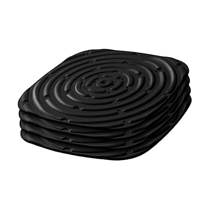 4 Pieces Chicken Nest Box Pads, Chicken Nesting Pads for Laying Eggs, Chicken Laying Pads, Reusable Chicken Mat for Farm Poultry Hen Coop, Black