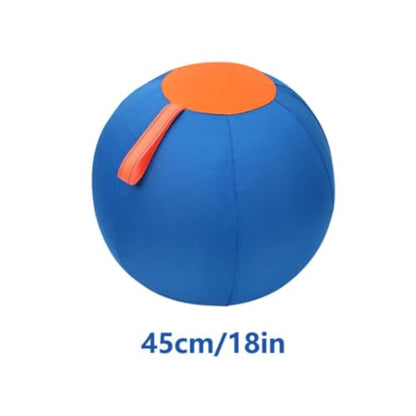 18" Giant Herding Ball Dogs, Inflatable Durable Tear-Resistant Calming Big Jumbo Ball for Dogs Horses Sheeps Pet Play & Exercis, Entertainment, Fun, Training Outdoor (Yellow) - color: Yellow