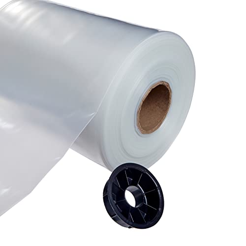 Hudson Exchange 12" x 350', 6 Mil, Poly Tubing Roll, Food Grade LDPE Resin, Custom Length Packaging