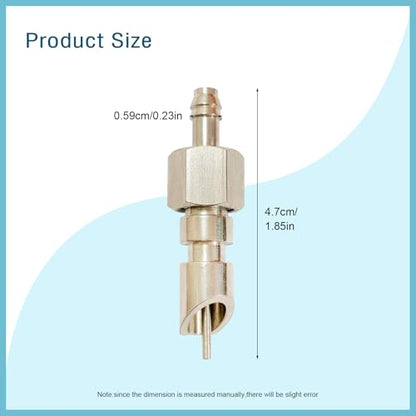 Stainless Steel Water Nipples Metal Automatic Watering System Kit for Rabbit Bunny and Rat - color: silver
