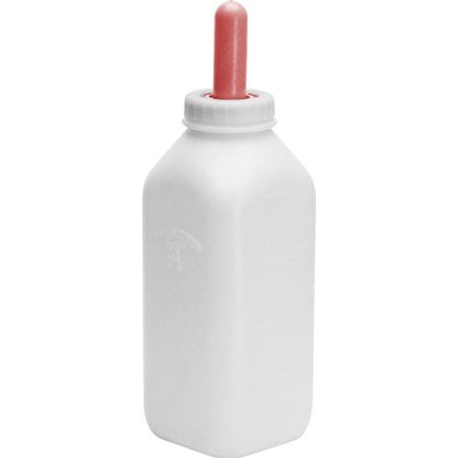 FarmTek Livestock Nursing Bottle – 2-Quart, Easy-Clean Wide Mouth | Heavy-Duty Polyethylene Construction, Secure Screw-On Cap, Wide Mouth, 2-Quart Capacity, BPA-Free