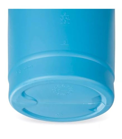 15 Gallon Drum | Tight Head Drum | Water Storage | Chemical Storage | 2" & 3/4" Fittings | Food Grade | BPA Free | HDPE |UN Rated | (Blue, 15 Gallons) - color: Blue