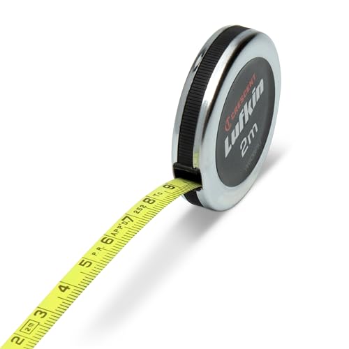 Crescent Lufkin 6mm x 2m Executive Diameter Yellow Clad A20 Blade Pocket Tape Measure - W606PM