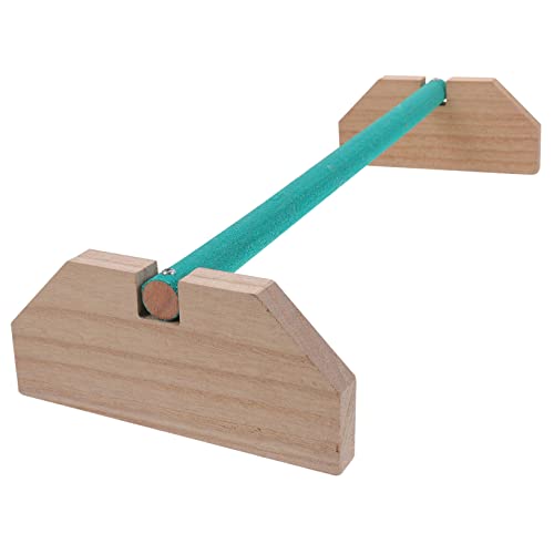 Mipcase 2pcs Wooden Chicken Perch Stand Natural Wood Roosting Bar for Chickens and Birds Playground Toy for Coop Brooder Safe and Smooth Design for Secure Resting
