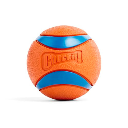 Chuckit! Ultra Ball Dog Toy - Size Large - For Dogs 60-100 lbs - Made from Durable Rubber - Super Bouncy - Floats in Water - 3-inch Diameter - Pack of 1 - color: Ultra, size: Large