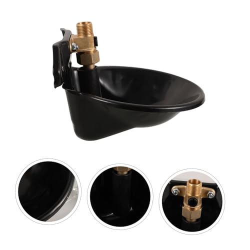 Automatic Cow Waterer Bowl Durable Livestock Water Dispenser for Cattle Horses Sheep Large Capacity Design with Float Valve for Constant Water Level Management