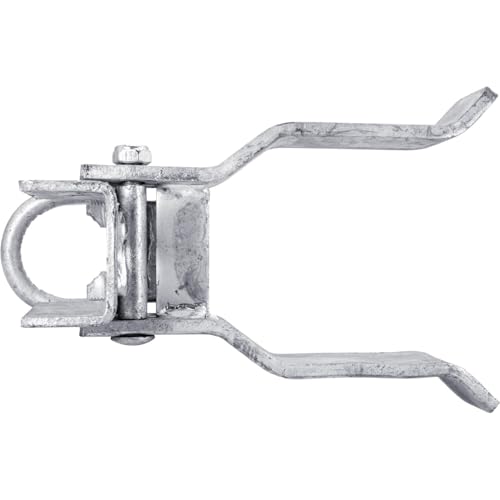 Commercial Single GATE Strong Arm Latch for 4" Fence Post - and 1-5/8" Thru 2" Chain Link or Round Pipe Gate Frames - size: 4" Single Gate