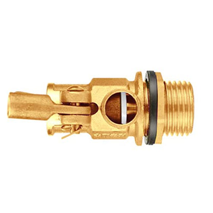 Uenede Float Ball Valve DN15 1/2" Male Thread Stainless Steel Floating Ball Brass Valve Automatic Switch for Stock Tank Pool Water Level Control - size: 1/2"-1PCS
