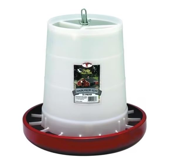Little Giant® 22 Pound Deluxe Plastic Hanging Poultry Feeder