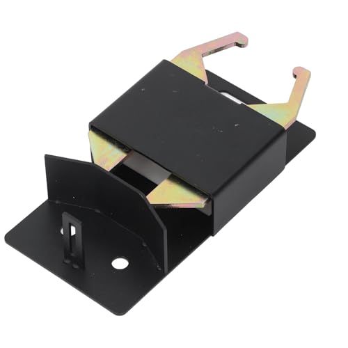 2 Way Gate Latch Lockable for 1 5/8 in to 2 in Round Tube, Heavy Duty Farm Gate Latch with Padlock Hole, Anti Sag Sturdy Steel Construction for Livestock Cattle Fence