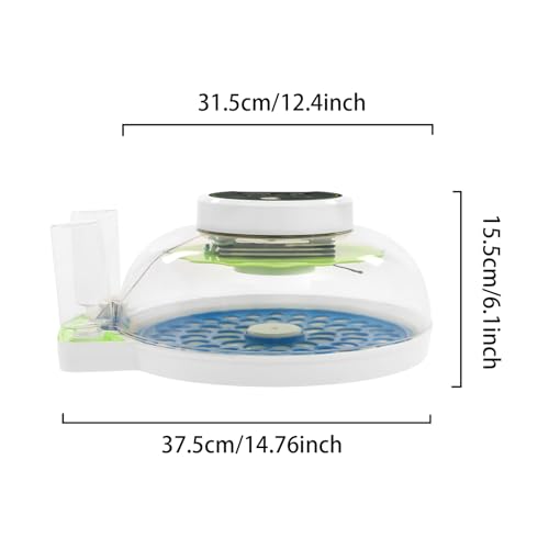 60 Incubators for Hatching Eggs, Quail Egg Incubator Automatic Turner with Dual Power Supply & Intelligent Control, Adjust Temperature & Humidity, Poultry Egg Incubator for Hatching Chicken Duck Bird - size: 60 eggs