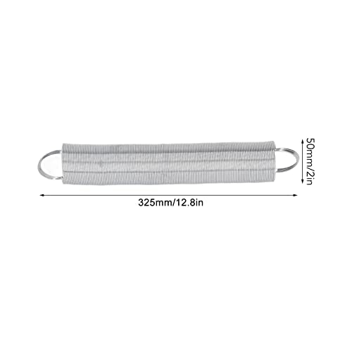 FLEXMAN 2Pcs Electric Fence Spring Gates, 16 Feet Tension Stainless Steel Livestock Fence Spring, Fence Gate Spring for Farms Ranches