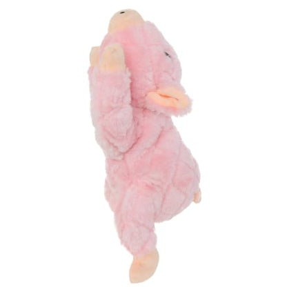 MIGHTY Tuffy 2 Pack Piggy Ultra Durable Plush Dog Toy | Multiple Layers & Reinforced Seams , Washable and Floats , Mighty® Construction - color: 2PK Large Pink Piggy
