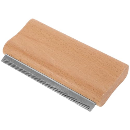 Ergonomic Horse Brush for Grooming Large Livestock Non-slip Handle Deshedding Tool and Cattle Moderate Curve Skin-friendly Cleaning Scraper with Massage Function