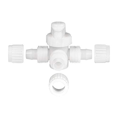 RecPro 1/2" Flair-It T Fitting – PEX & Gray Tubing Plastic Tee Connector | No Crimp RV Plumbing Fitting | Leak Resistant (1 Fitting) - size: 1 Fitting