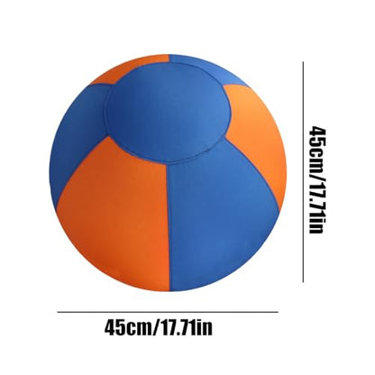 Dog Ball, Interactive Pet Toy, Teeth Grinding Trainer, Inflatable Fetch Design, 17.72x17.72 inches, Self-Entertainment Play, Perfect for Horses, Walking, Family, Farm Use, Sheep