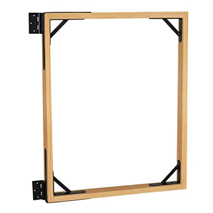 Corner Brace Bracket Anti Sag Gate Frame Hardware Kit for Wooden Fence with Latch - style: No Sag Kit B