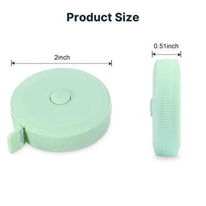 Tape Measure, 5 Pack 79 Inches/200CM Measuring Tape for Body Measurements Weight Loss, Retractable Fabric Sewing Small Cloth Waist Body Tape Measure Body Measuring Tape - size: 79in