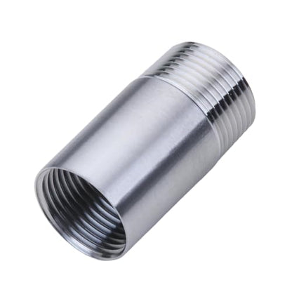 CONSTELLAR 304 Stainless Steel Pipe Nipple - 1" NPT Male x 1" NPT Female Threaded Fitting, 2 Inch (50mm) Length 3mm Wall Thickness Heavy Duty Seamless Pipe Nipple for Water Gas Oil fluid (1 Pack) - size: 1" NPT Male x 1" NPT Female, style: 50mm (2 inch)