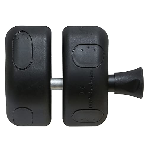 National Hardware MagnaLatch Side Pull Gate Latch N346-203 2-3/4 in Adjustable Heavy Duty Stainless Steel Components Black for Metal Wood Vinyl Fence Gates Pool - size: 2-2/4"