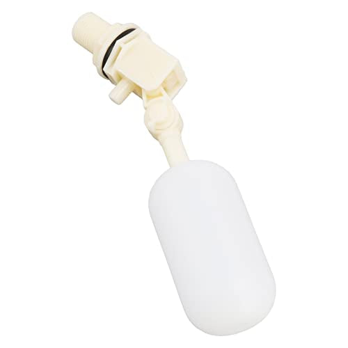 G1/2 Male Thread Float Valve ABS Material Adjustable Arm Water Tank Float Ball Valve for Automatic Waterer Bowl Horse Cattle Goat Sheep Pig Dog Water Trough Farm Supplies