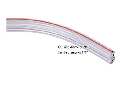 Pulsator Hose/Tube Transparent for Milking Machine (8 FT) by Melasty