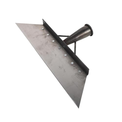Toyvian Heavy Duty Manganese Steel Cleaning Scraper Shovel for Livestock Farm, 38cm Flat Dung Scraper Tool for Pig and Chicken Coop Manure Removal