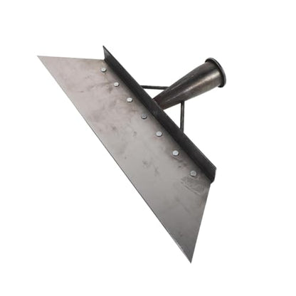 Toyvian Heavy Duty Manganese Steel Cleaning Scraper Shovel for Livestock Farm, 38cm Flat Dung Scraper Tool for Pig and Chicken Coop Manure Removal
