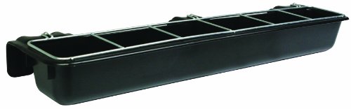 Little Giant® Hook Over Goat Trough | Fence Feeder Trough | Hook and Mount Feeder | 9 Quart