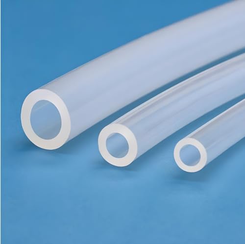 OCS Parts Silicone Tubing | 3/16" ID x 5/16" OD | 10 Feet | Multipurpose Silicone Tubing | High Temperature, Food Grade Silicone Hose Tubing for Brewing, Food, Fluid, and Gas Transfer - size: 3/16" ID x 5/16" OD, style: 10 Feet