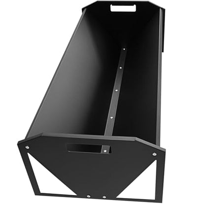 Livestock Feeding Trough 45", Heavy Duty 22 Gallon Capacity Livestock Trough, Galvanized Steel Sheep Feeder Trough for Horse, Goat, Sheep, Cattle, Cow, Alpaca