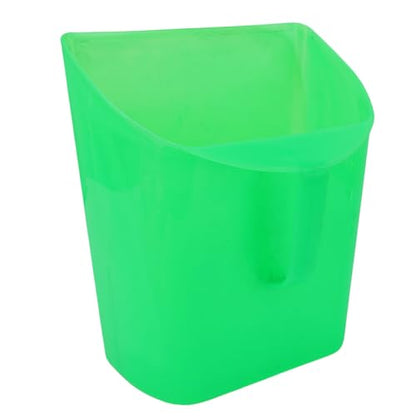 Feed Scoop, Enclosed Design Large Livestock Feed Scoop Plastic Grains with Sturdy Handle for Horse Chicken Animal Dry Food