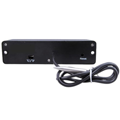 BNB SP-160 Digital Panel Thermometer, Solar Powered, Remote Probe. Monitor Temperature Inside Coolers, Freezers, Walk-Ins, Lab Enclosures. External Power Not Required. Surface-Mount.
