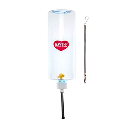 Kaytee Clear View Water Bottle for Pet Rabbits, Ferrets, and Guinea Pigs, 32 oz - size: 32 oz (Pack of 1)