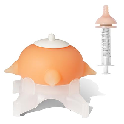 Doggiema Puppy Milk Feeder Nipple Puppy Bottle Puppy's feeders - size: L size for Medium/Large Puppy