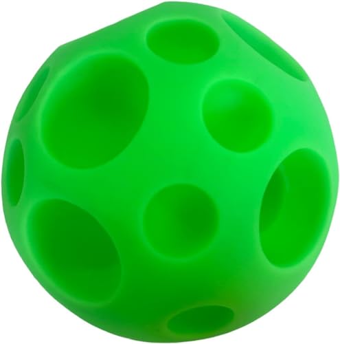 Interactive Treat Ball with Large Hole - Durable Chew Toy for Dispensing Treats and Promoting Active Play for Dogs, Pigs, Rabbits, and Other Pets - color: Green