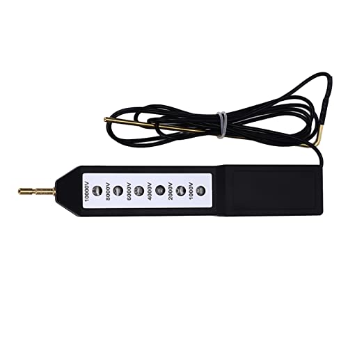 Electric Fence Tester Electric Fence Tester, Electric Fence Meter Voltage Meter 10KV Portable Tool with 6pcs Light for Farm