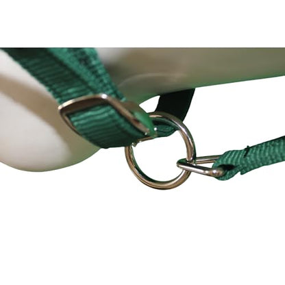 Heavy Duty Soft Nylon Horse Halter, Padded and Adjustable, Chin and Throat Snap Hook Halters for Horses, Heavy-Duty Metal Buckle - color: Red Pattern
