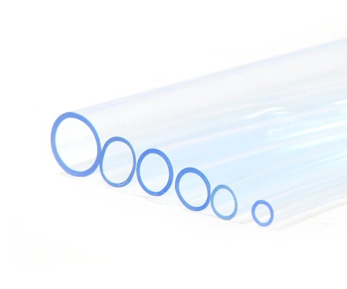 3 Feet (1 Meter) PVC Clear Tubing Flexible Food Grade Water Beer Wine Line Making Hose Home Garden (3/8" ID 1/2" OD)