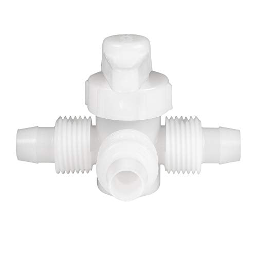 RecPro 1/2" Flair-It T Fitting – PEX & Gray Tubing Plastic Tee Connector | No Crimp RV Plumbing Fitting | Leak Resistant (2 Fittings) - size: 2 Fittings