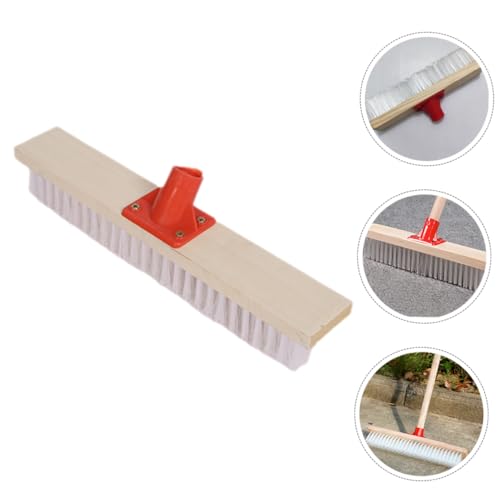 Garneck Floor Scrub Brush Stiff Bristles for Deep Cleaning Handle Broom for Bathroom Deck and Patio for Hard Reach Areas Effortless Scrubbing and Corner Cleaning