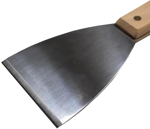 ALLWAY LS3 Long Wood Handle Burn-Off Scraper, 3" | Ideal for Removing Paint, Coatings, or Other Residues