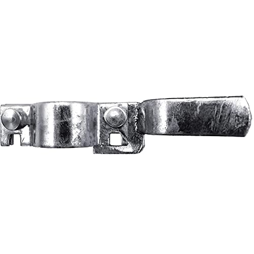 1-5/8" x 1-3/8" Chain Link Fence Gate Fork Latch - Galvanized Latch with Padlock Hole - size: 1-5/8" x 1-3/8"